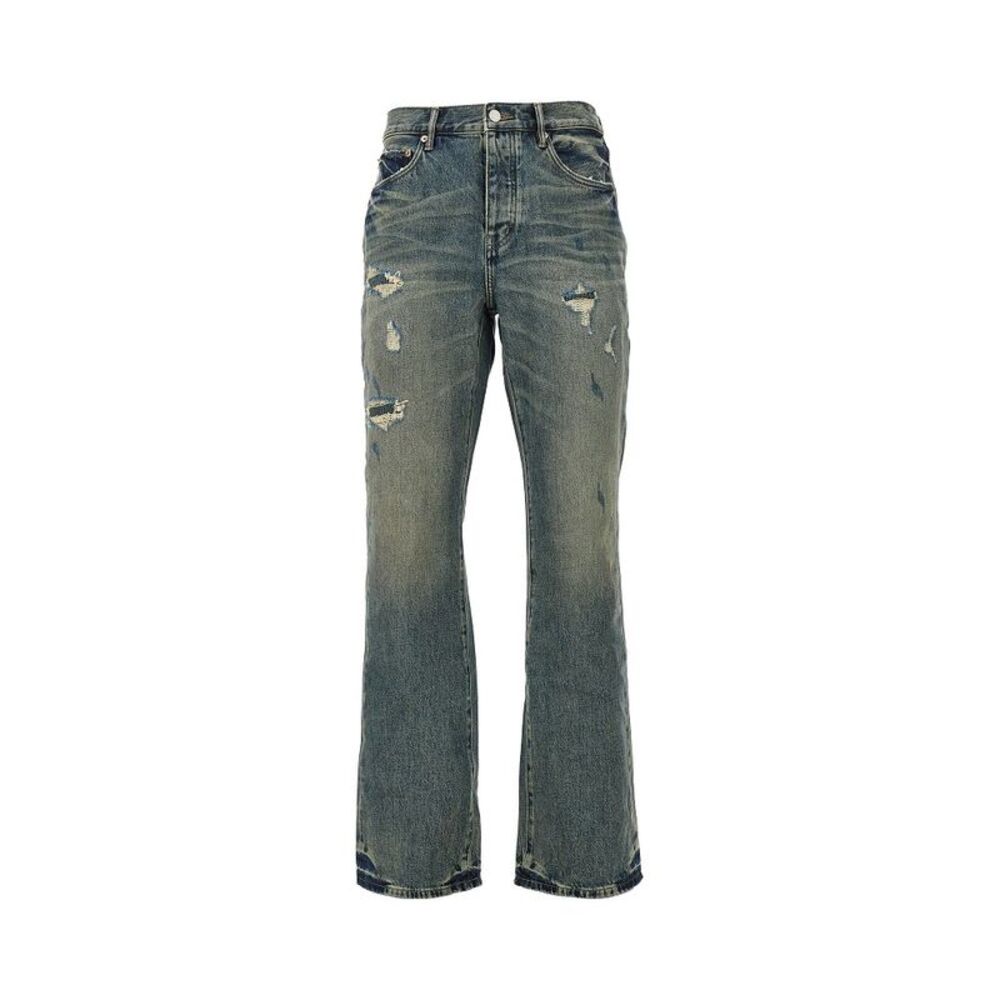 Purple Brand Men Quilted Destroy 'P026' Jeans